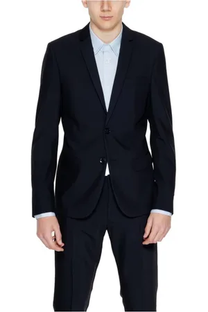 Antony Morato Jakke, Herre, Sort, XS, Polyester, Sort Polyester Blend Jakkesæt Jakke