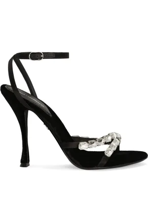 Dolce & Gabbana Sko, Dame, Sort, 36 EU, Sorte Sandaler til Kvinder Elegant Stil