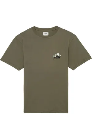 Autry Top, Herre, Grøn, M, Bomuld, Blomstret bomuldst-shirt