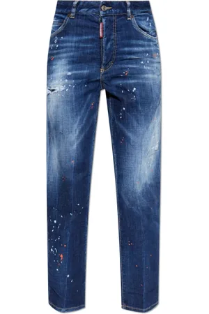 Dsquared2 Jeans, Dame, Blå, 2XS, Bomuld, Jeans Boston