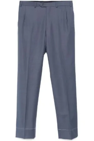 BRIONI Bukser, Herre, Blå, XL, Imperial Blå Bukser med Knappelukning