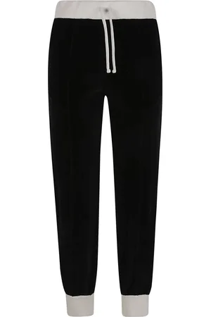 VALENTINO GARAVANI Bukser, Dame, Sort, M, Bomuld, Solide Jersey Bund