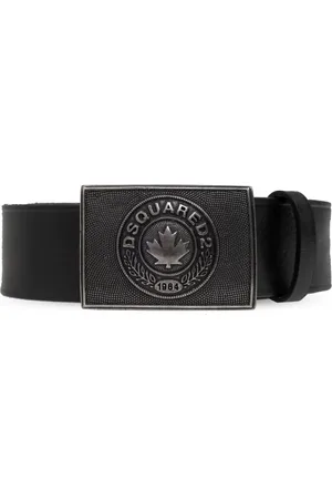 Dsquared2 Tilbehør, Herre, Sort, 95 CM, Læder, Læderbælte