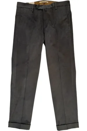 Briglia 1949 Bukser, Herre, Grå, S, Uld, Grå Logo Bukser Slim Fit