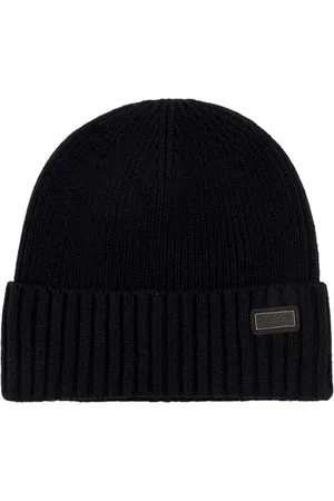 Barbour Tilbehør, unisex, Sort, ONE SIZE, Bomuld, Strik Hue Chester Sort