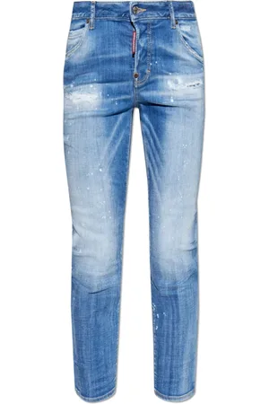 Dsquared2 Jeans, Dame, Blå, 2XS, Bomuld, Jeans Cool Girl