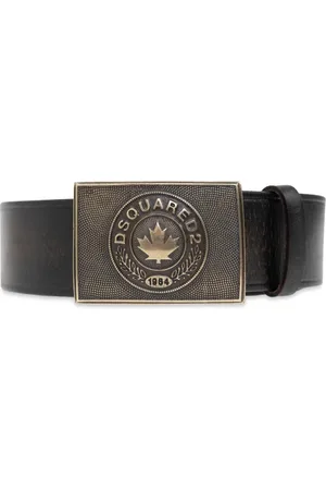 Dsquared2 Tilbehør, Herre, Brun, 85 CM, Læder, Læderbælte