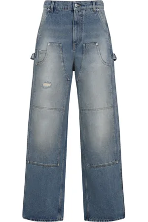 Moschino Jeans, Dame, Blå, 2XS, Uld, Blå Jeans til Stilfulde Outfits