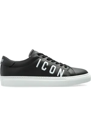 Dsquared2 Sko, Dame, Sort, 37 EU, Læder, Sneakers Icon Casetta