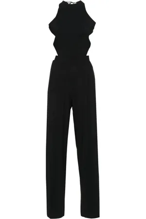 Amazuìn Jumpsuits & Playsuits, Dame, Sort, ONE SIZE, Uld, Dyb Sort Zoe Stilfuld Model