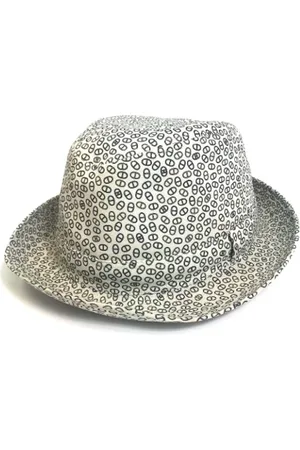 Hermès Pre-owned, Dame, Hvid, ONE SIZE, Bomuld, Pre-owned Bomuld hatte