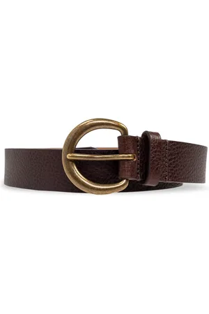 Dsquared2 Tilbehør, Dame, Brun, 75 CM, Læder, Læderbælte