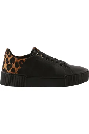 Högl Sko, Dame, Sort, 37 1/2 EU, Læder, Sorte Sneakers til Kvinder