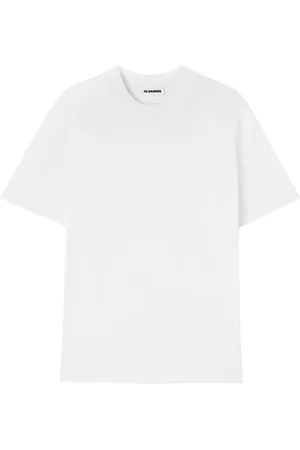 Jil Sander Top, Herre, Hvid, M, Bomuld, Cloud Crew-Neck T-Shirt