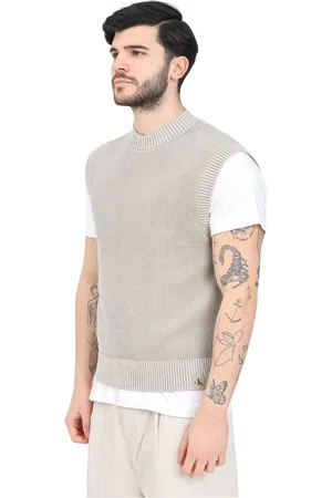 Calvin Klein Strik, Herre, , L, Bomuld, Bomuld Strik Ærmeløs Gilet