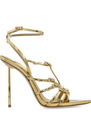 LE SILLA Sko, Dame, Gul, 38 EU, Uld, Scarlet højhælede sandaler