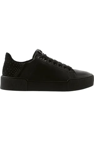Högl Sko, Dame, Sort, 37 1/2 EU, Læder, Sorte Sneakers til Kvinder