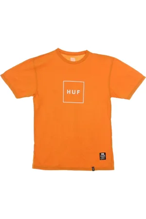 Huf Top, Herre, , L, Bomuld, Logo Herre T-shirt Rust