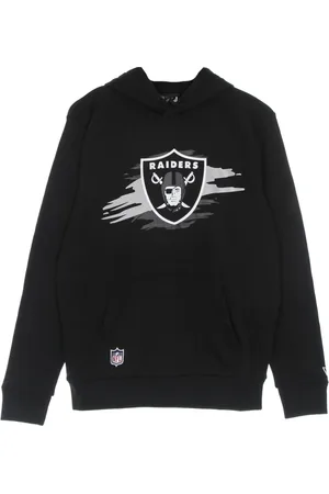 New Era Sweathshirts & Hoodies, Herre, Sort, XL, Bomuld, NFL Tear Logo Hoodie Sort/Grå