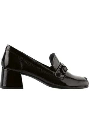 Högl Sko, Dame, Sort, 41 1/2 EU, Læder, Sorte Loafers til Kvinder