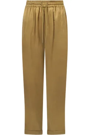 Mes Demoiselles Bukser, Dame, Brun, M, Bronze Elastisk Talje Bukser Vor Model