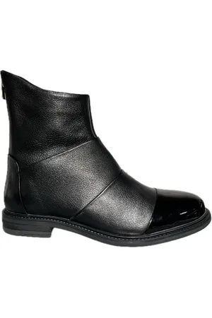 Copenhagen Shoes Sko, Dame, Sort, 40 EU, Læder, Bløde læder ankelstøvler med lynlås