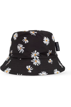 Moschino Tilbehør, unisex, Sort, ONE SIZE, Polyester, Vendbar hat