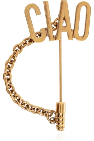 Moschino Tilbehør, Dame, Gul, ONE SIZE, Uld, Messingnål