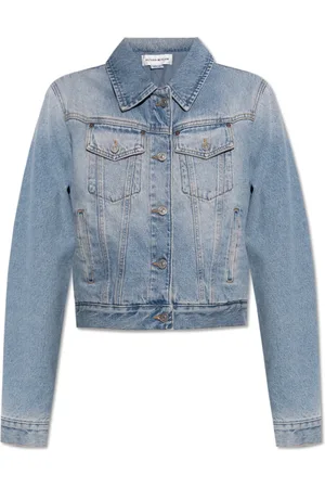 Victoria Beckham Jakke, Dame, Blå, 2XS, Denim, Denim jakke