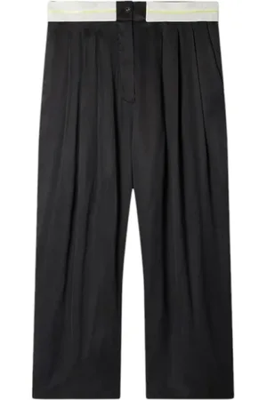 Mes Demoiselles Bukser, Dame, Sort, XS, Satin, Sort Satin Lyocell Bukser