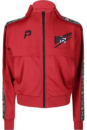 PROTOTYPES Jakke, Herre, Rød, S, Cropped Tracksuit Jacket