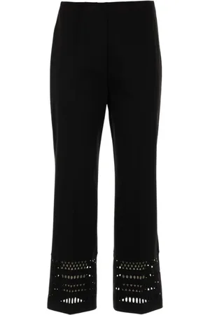 MEIMEIJ Bukser, Dame, Sort, S, Cropped Bukser med elastisk talje