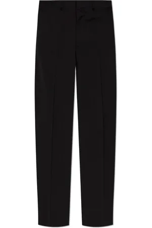 Moschino Bukser, Herre, Sort, XL, Uld, Uldbukser med presse