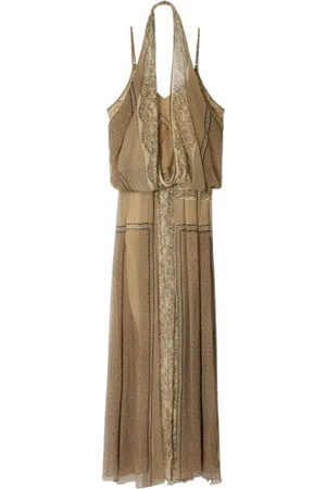 Mes Demoiselles Nightwear & Lounge, Dame, , 2XS, Uld, Trykt Lang Kjole med Stropper