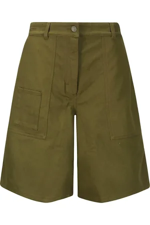 Cecilie Bahnsen Shorts, Dame, Grøn, XS, Denim, Denim Annika Shorts til Kvinder