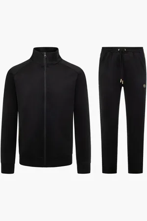 Cruyff Sport, Herre, Sort, XS, Uld, Obsidian Tracksuit Herre Sort/Guld