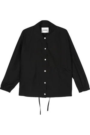 Jil Sander Jakke, Dame, Sort, S, Uld, Stilfuld Blouson Jakke