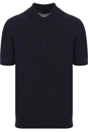 Roberto Collina Top, Herre, Blå, M, Bomuld, Blå Bomuldspolo