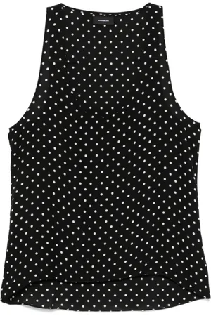 WARDROBE.NYC Top, Dame, Sort, 2XS, Silke Tank Top