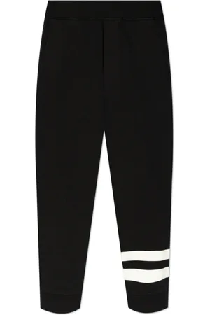 Dsquared2 Bukser, Herre, Sort, M, Bomuld, Bukser med logo