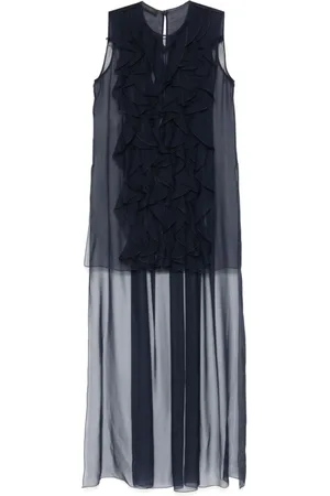 Alberta Ferretti Top, Dame, Blå, S, Blå Dametrøje Ss25