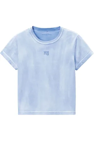 Alexander Wang Top, Dame, Blå, M, Bomuld, Celeste T-shirts & Polos til kvinder