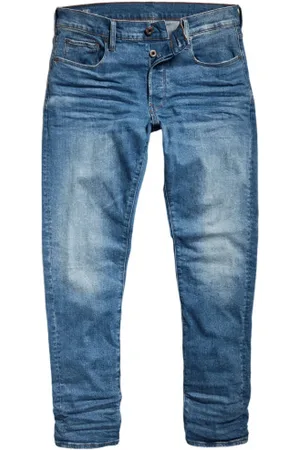 G-Star Jeans, Herre, Blå, W30, Bomuld, Blå Regular Tapered Herre Jeans