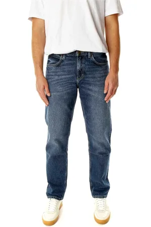 Lee Jeans, Herre, Blå, W30 L32, Mid Waist Tapered Fit Jeans