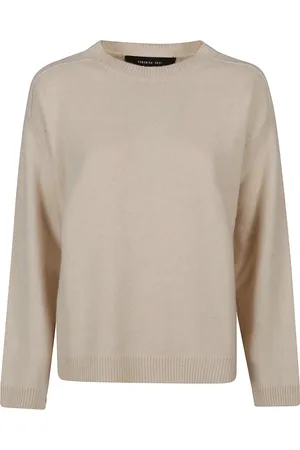 FEDERICA TOSI Strik, Dame, , XS, Uld, Stilfuld Neck Sweater