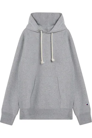 Champion Sweathshirts & Hoodies, Herre, Grå, S, Uld, Hættetrøje