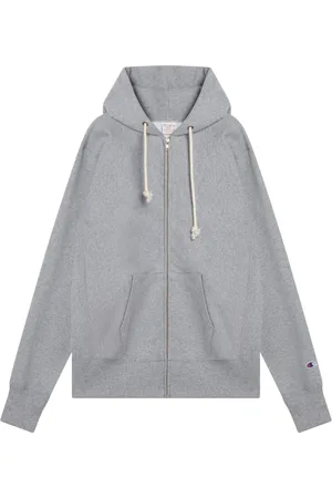 Champion Sweathshirts & Hoodies, Herre, Grå, L, Hamp, Zip Cardigan Sweatshirt