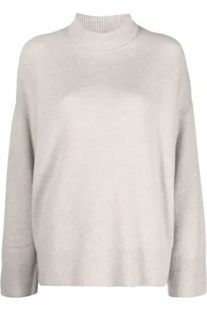 LE KASHA Strik, Dame, , ONE SIZE, Lys Turtleneck Sweater til Kvinder