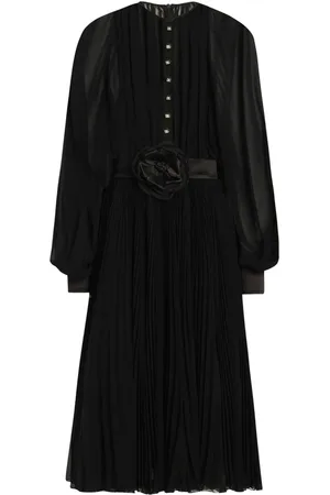 Dolce & Gabbana Kjole, Dame, Sort, XL, Elegant Sort Kjole til Kvinder