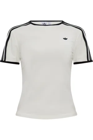 adidas Top, Dame, Hvid, S, Uld, T-shirt med logo